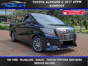 Jual bekas PajakFEB-2027 GANJIL Bunga5 Alphard G atpm 2017 Alphard g 2017,lokasi di  
