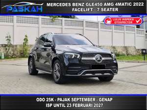 Jual bekas PAJAKSEPTEMBER BUNGA4 Odo25 MERCEDES BENZ GLE450 2022 GLE 450 2022,lokasi di Tangerang Kota
