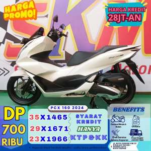 Jual bekas PCX 2024 DP700 CASHCREDIT,lokasi di Jakarta Timur