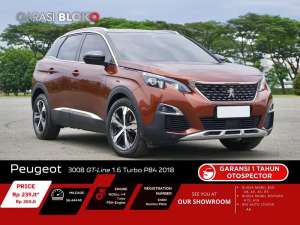 Jual bekas Peugeot 3008 GT Line 1.6 Turbo P84 AT 2018,lokasi di Jakarta Selatan