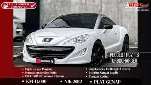 Jual bekas Peugeot RCZ 1.6 Turbocharger White On Black NIK 2012,lokasi di Jakarta Utara