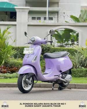 Jual bekas PIAGGIO VESPA LX 125 IGET LED TH 2020 WARNA LILAC,lokasi di Jakarta Utara