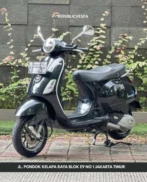 Jual bekas Piaggio Vespa LX 125 IGET FACELIFT TAHUN 2019 Warna BLACK CONVITO PERF,lokasi di Bogor Kota