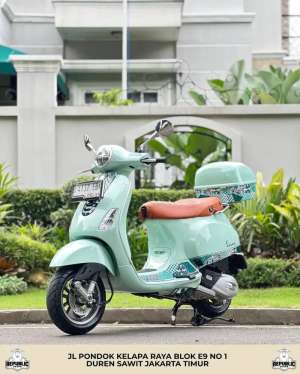 Jual bekas PIAGGIO VESPA LX 125 IGET LED BATIK SERIES WARNA HIJAU PERFECT CONDITI,lokasi di Jakarta Selatan