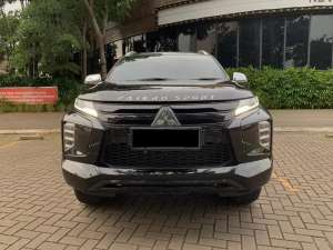 Jual bekas PLAT DK TERMURAH MITSUBISHI PAJERO SPORT DAKAR 2.4 AT 2021 HITAM,lokasi di Bekasi Kota
