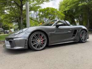 Jual bekas Porsche 718 Boxster S 2021 PMK 2023 KM 2rb Grey Like New Perfect,lokasi di Jakarta Timur