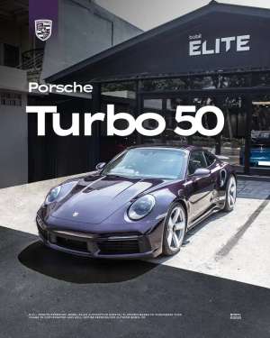 Jual bekas Porsche 911 Turbo 50th Anniversary Viola Metallic PTS Color,lokasi di Jakarta Utara