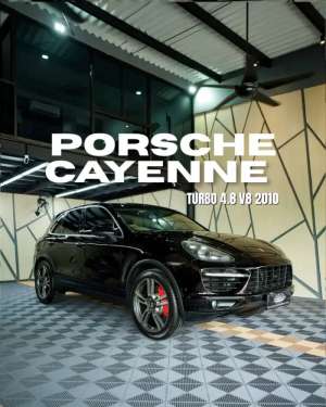 Jual bekas Porsche Cayenna Turbo 4.8 V8 2010,lokasi di Jakarta Pusat