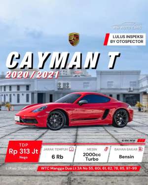 Jual bekas Porsche Cayman 2.0 PDK 2021 NIK 2020 718 T S 2.5 GT4 GT4RS boxster,lokasi di Jakarta Utara