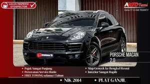 Jual bekas Porsche Macan 2.0 NIK 2014 Black On Beige,lokasi di Jakarta Timur
