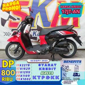 Jual bekas potongan DP 300 langsng Scoopy 2023 cash credt,lokasi di Bekasi Kota