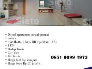 PROMODijual Apartemen Puncak Puncak Permai Tower A lokasi di Surabaya Kota, tersedia melalui melalui situs Olx