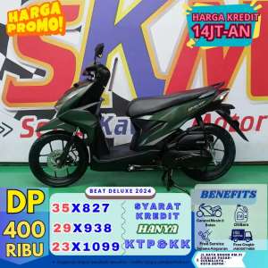 Jual bekas PROMO DP 500k Honda beat deluxe th 2024 cashcredit,lokasi di Depok Kota