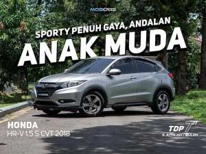 Jual bekas PROMO DP 7JUTAAN BAWA PULANG HR-V 1.5 S CVT 2018 ABU-ABU MOBCARS,lokasi di Jakarta Barat