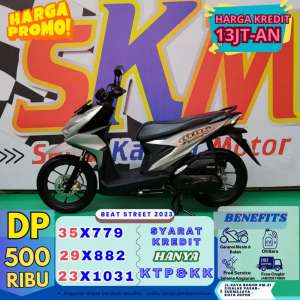 Jual bekas promo dp500 beat street thn 2023 syrat kk dan KTP,lokasi di Depok Kota