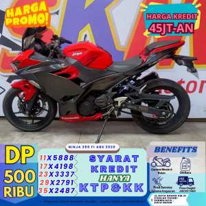Jual bekas Promo ninja 250 fi abs keyless th 2020dp 500rb,lokasi di  ,Jakarta Timur