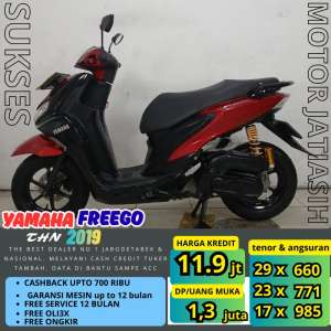 Jual bekas PROMO SUKSES MOTOR ANGSURAN TERMURAH DP YAMAHA FREEGO 2019,lokasi di Jakarta Timur
