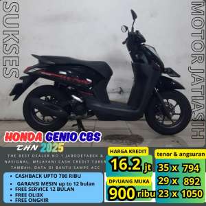 Jual bekas PROMO SUKSES MOTOR ANGSURAN TERMURAH DP HONDA GENIO CBS 2025,lokasi di Depok Kota