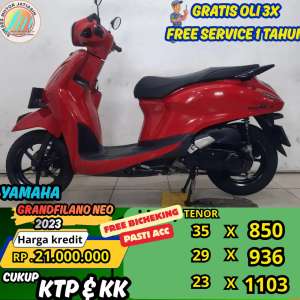 Jual bekas PROMO SUKSES MOTOR DP TERMURAH PASTI ACC YAMAHA GRANDFILANO NEO 2023,lokasi di  ,Depok Kota