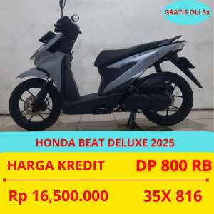 Jual bekas PROMO SUKSES MOTOR HONDA BEAT DELUXE 2025 DP MURAH 800 RIBU GUYSS,lokasi di Depok Kota