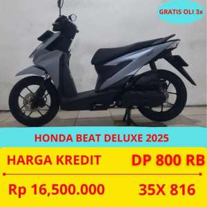 Jual bekas PROMO SUKSES MOTOR HONDA BEAT DELUXE 2025 DP MURAH 800 RIBU GUYS,lokasi di  