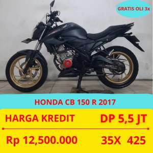 Jual bekas PROMO SUKSES MOTOR HONDA CB 150 R 2017 DP 5,5 JUTA GUYSS,lokasi di Jakarta Timur