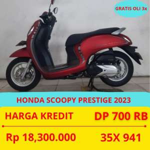 Jual bekas PROMO SUKSES MOTOR HONDA SCOOPY PRESTIGE 2023 DP MURAH 700 RIBU GUYSS,lokasi di Jakarta Barat