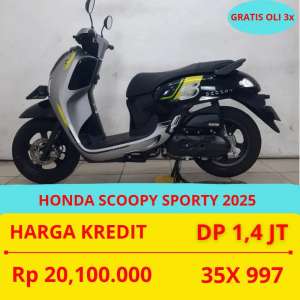 Jual bekas PROMO SUKSES MOTOR HONDA SCOOPY SPORTY 2025 DP MURAH 1,4 JUTA GUYS,lokasi di  