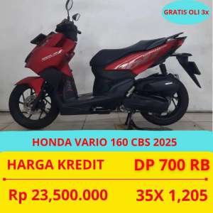 Jual bekas PROMO SUKSES MOTOR HONDA VARIO 160 CBS 2025 DP MURAH 700 RIBU GUYS,lokasi di  