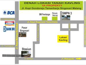 Promo Tanah Kavling Tamanharjo Singosari Malang murah dekat SMPN 3 lokasi di Malang Kab., tersedia melalui melalui situs Olx