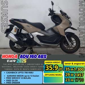 Jual bekas PROMO THRSUKSES MOTOR DP TERMURAHPASTI ACC HONDA ADV 160 ABS 2025,lokasi di Bekasi Kab.