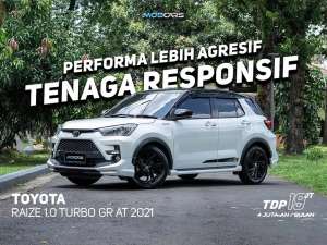 Jual bekas RAIZE 1.0 GR AT NON TSS MATIC 2021 GARANSI MESIN 1TH,lokasi di Bekasi Kota
