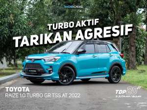 Jual bekas Raize 1.0 GR TSS AT 2022Turbo Aktif, Tarikan Agresif,lokasi di Jakarta Timur
