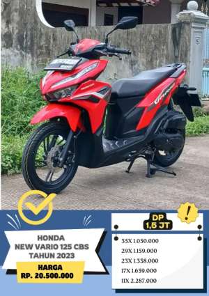 Jual bekas READY Honda New Vario 125 CBS TAHUN 2023,lokasi di Jakarta Pusat