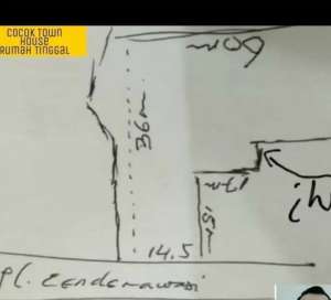 Rmh CendrawasihLuas 2.000 Meter Poros Jalan Lebar depan 15 Meter lokasi di Makassar Kota, tersedia melalui melalui situs Olx