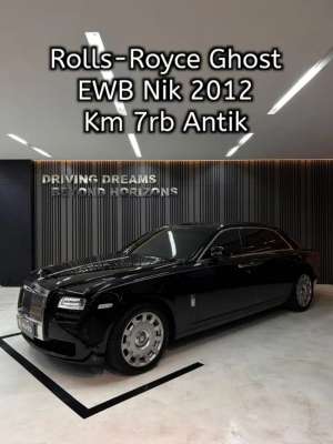Jual bekas Rolls-Royce Ghost Extended Wheelbase EWB 2013 Hitam B2260SMJ Nik 2012,lokasi di Jakarta Selatan