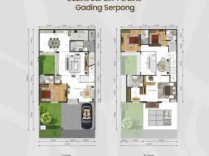 Rumah 10x18 Cluster MATERA RESIDENCES Gading Serpong Paramount Land lokasi di Tangerang Kota, tersedia melalui melalui situs Olx