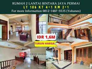 Rumah 186mtr 2 lantai Bintara Jaya Permai lokasi di Bekasi Kota, tersedia melalui melalui situs Olx