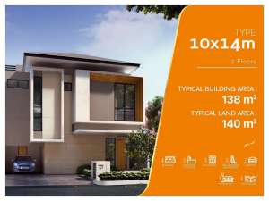 Rumah 2lt 10x14 4KT Cluster Maninjau Asya JGC Jakarta Garden City lokasi di Bekasi Kota, tersedia melalui melalui situs Olx
