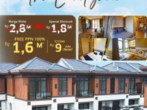 Rumah 3 Lantai Super Sale The Courtyard Daisan SWAN CITY Cikupa Lavon lokasi di Tangerang Kab., tersedia melalui melalui situs Olx