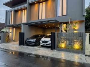 RUMAH BARU GRES 2 UNIT KONTEMPORER MODERN FULL FURNISHED PREMIUM DI WEDOMARTANI NGEMPLAK SLEMAN DEKAT JOGJABAY MAGUWO lokasi di Sleman Kab., tersedia melalui melalui situs Olx