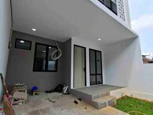Rumah Baru Modern Minimalis Di Poncol Pondok Bambu lokasi di Jakarta Timur, tersedia melalui melalui situs Olx