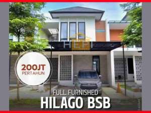 Rumah Cantik 2Lt Full Furnish di Hilago BSB city lokasi di Semarang Kota, tersedia melalui melalui situs Olx