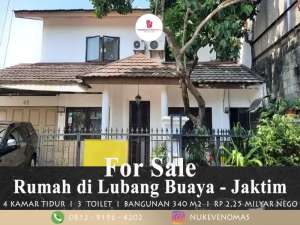 Rumah Dijual di Lubang Buaya Jakarta Timur Aman dan Nyaman , tersedia melalui melalui situs Olx
