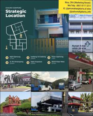 Rumah Dijual Di Pasar Rebo Jakarta Timur Dekat Mall Cijantung, lokasi di Jakarta Timur, tersedia melalui melalui situs Olx