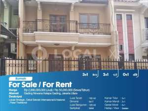 Rumah Gading Nirwana Kelapa Gading, Jakarta Utara lokasi di Jakarta Utara, tersedia melalui melalui situs Olx