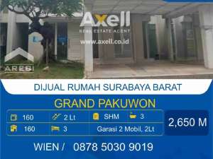 Rumah Grand Pakuwon Dijual lokasi di Surabaya Kota, tersedia melalui melalui situs Olx