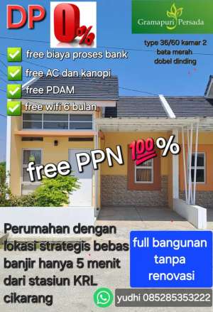 Rumah impian tipe 3660 lokasi di Bekasi Kab., tersedia melalui melalui situs Olx