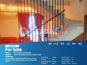 Rumah Janur Asri Kelapa Gading, Jakarta Utara lokasi di Jakarta Utara, tersedia melalui melalui situs Olx