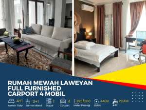 Rumah Mewah Area Laweyan Full Furnished Carport 4 Mobil lokasi di Surakarta Kota, tersedia melalui melalui situs Olx